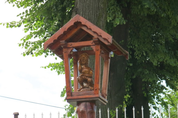 Poświęcenie kapliczki Pana Jezusa Frasobliwego